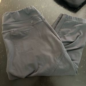 Softball Pants-Bellalete Adult Large Original Charcoal Grey (No Loops)